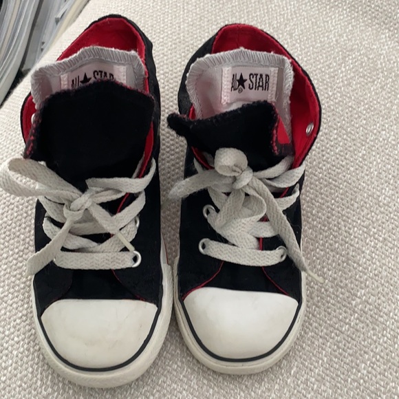 Converse double tongue high top sneaker - Picture 3 of 5